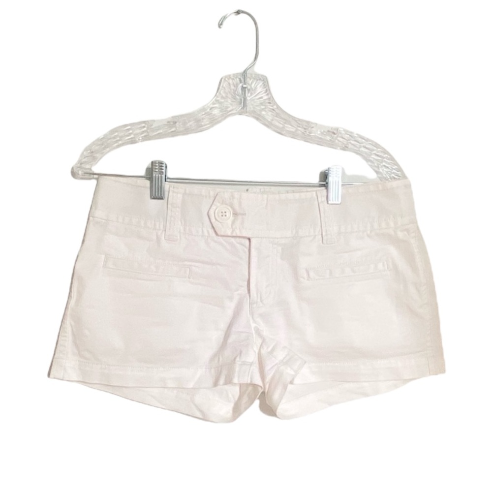American Eagle Outfitter Women White Chino Stretch Short